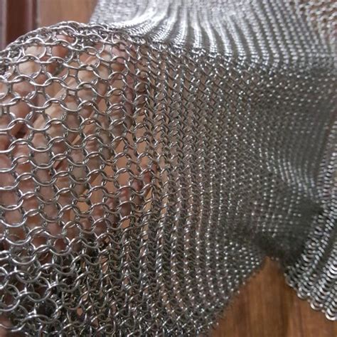 stainless steel chainmail mesh